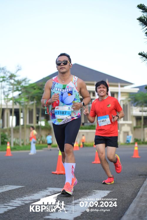 Race photo from KBP City Run 2024
