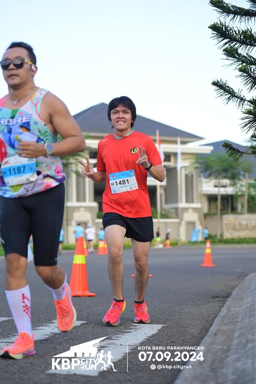 Race photo from KBP City Run 2024