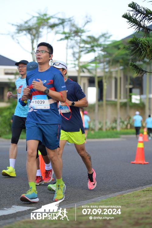 Race photo from KBP City Run 2024