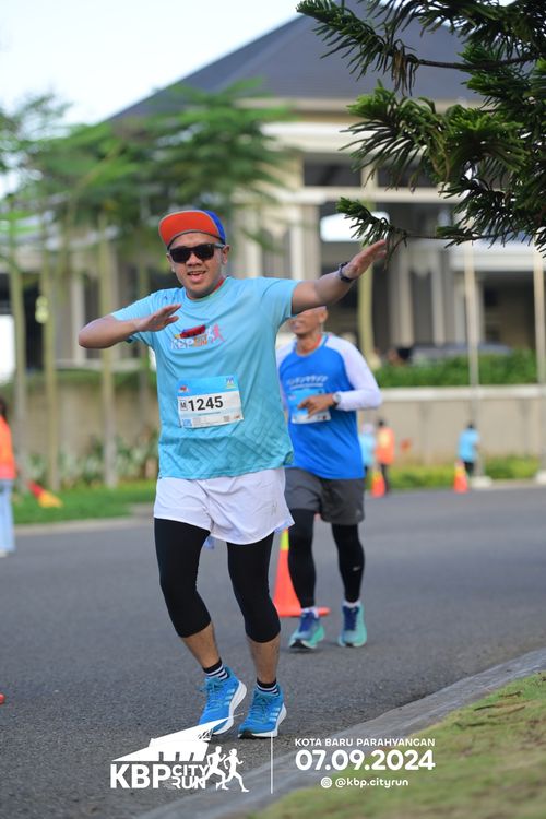 Race photo from KBP City Run 2024