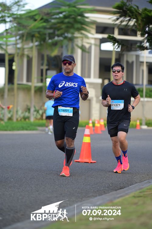 Race photo from KBP City Run 2024