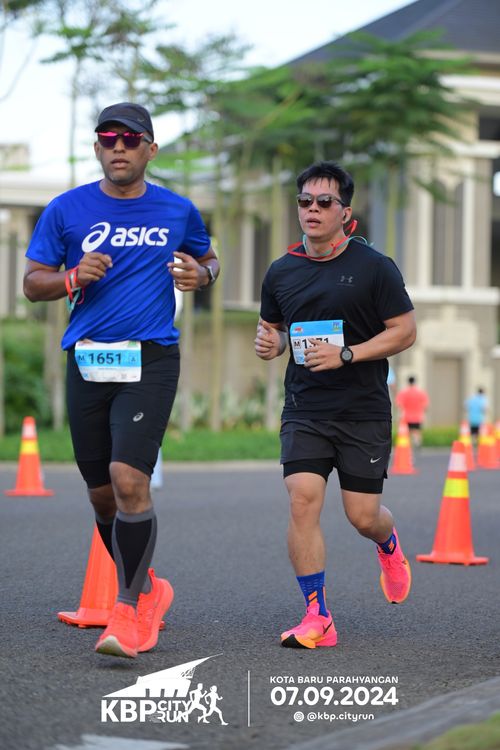 Race photo from KBP City Run 2024