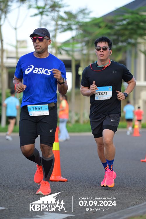 Race photo from KBP City Run 2024