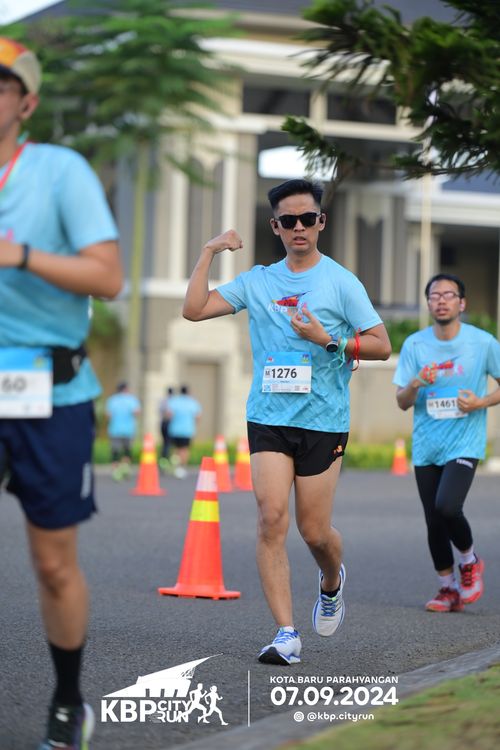 Race photo from KBP City Run 2024