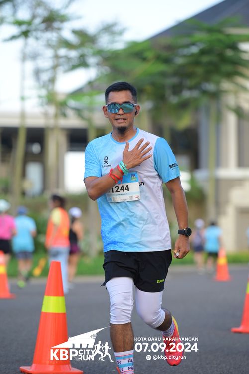 Race photo from KBP City Run 2024