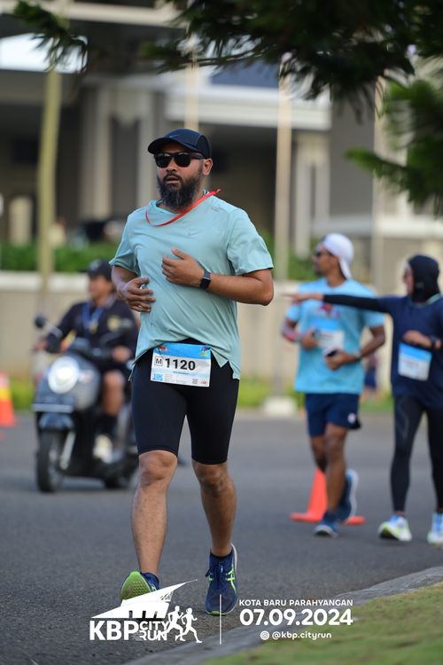Race photo from KBP City Run 2024