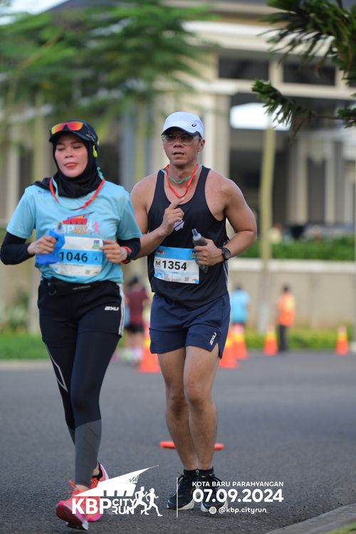 Race photo from KBP City Run 2024