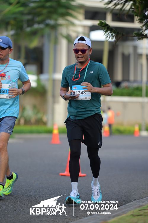 Race photo from KBP City Run 2024