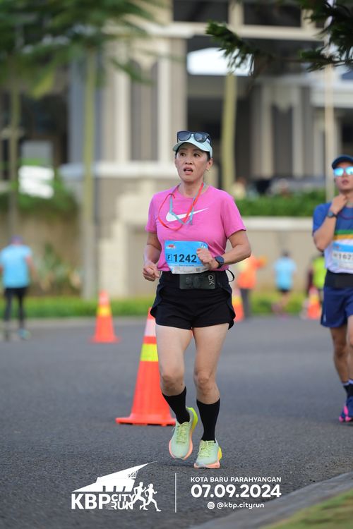 Race photo from KBP City Run 2024