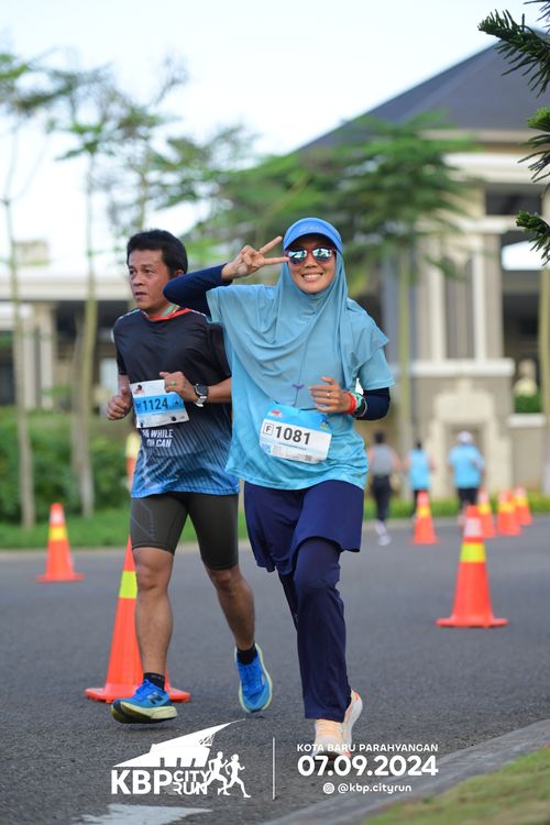 Race photo from KBP City Run 2024