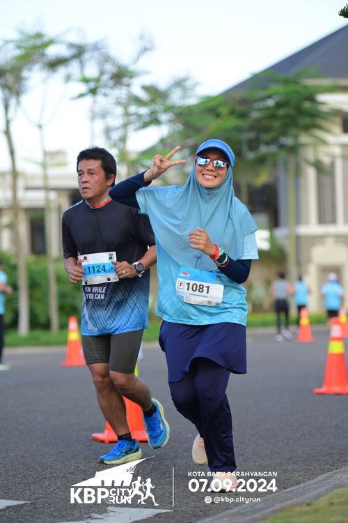 Race photo from KBP City Run 2024