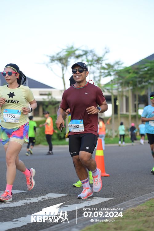 Race photo from KBP City Run 2024