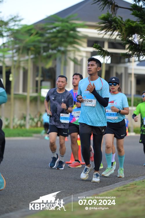 Race photo from KBP City Run 2024