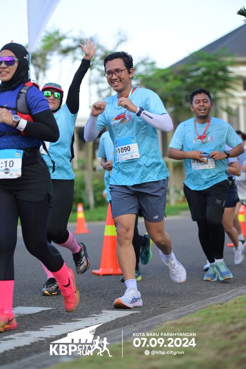 Race photo from KBP City Run 2024