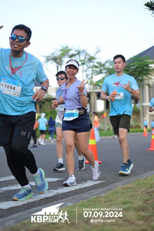Race photo from KBP City Run 2024