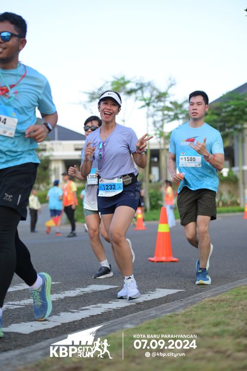 Race photo from KBP City Run 2024