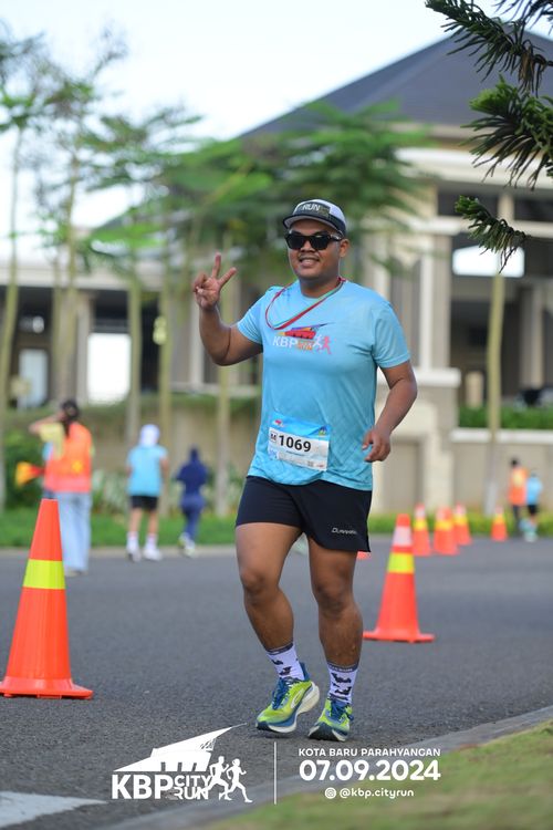 Race photo from KBP City Run 2024