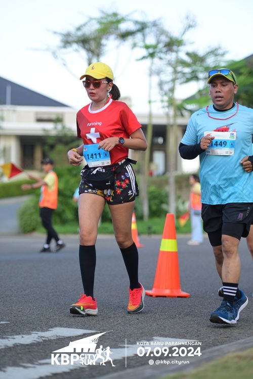 Race photo from KBP City Run 2024