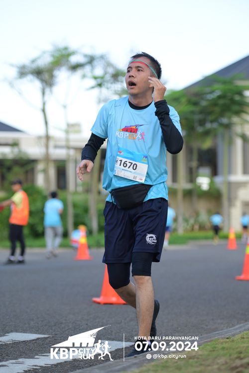 Race photo from KBP City Run 2024