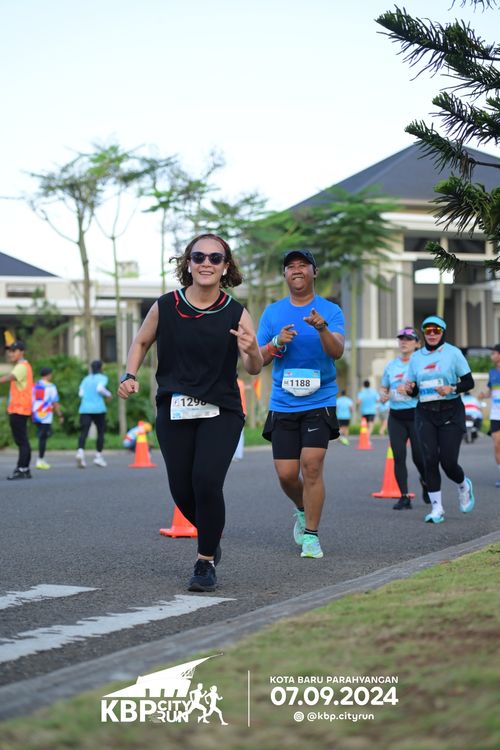 Race photo from KBP City Run 2024