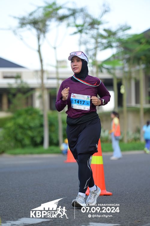 Race photo from KBP City Run 2024