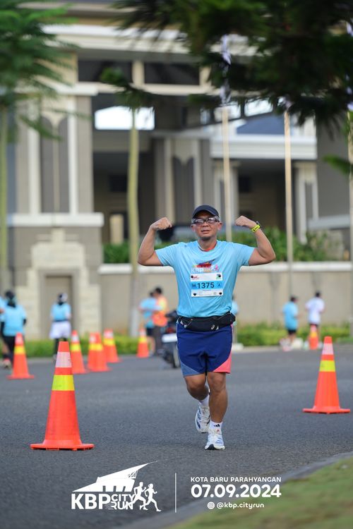 Race photo from KBP City Run 2024
