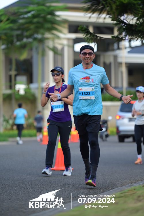 Race photo from KBP City Run 2024
