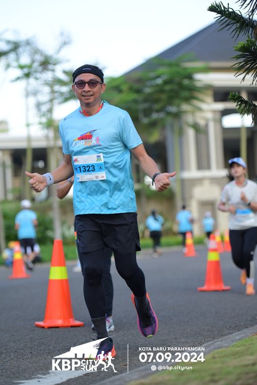Race photo from KBP City Run 2024