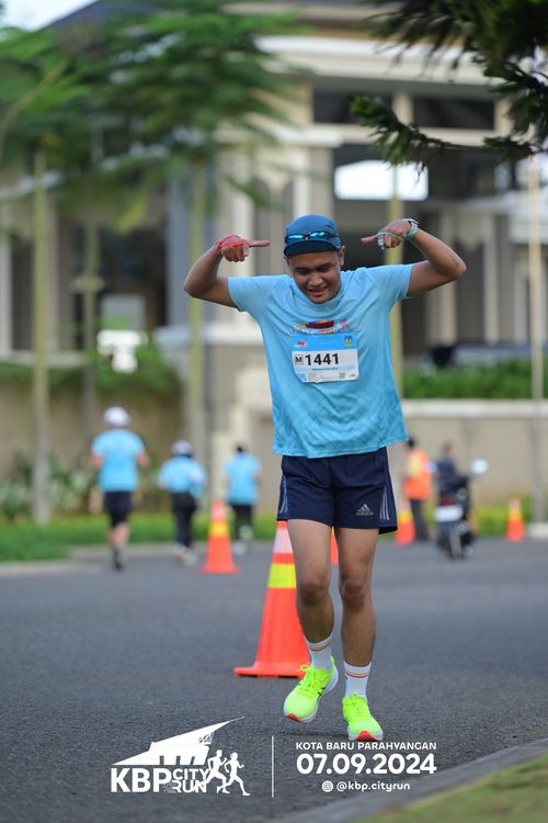 Race photo from KBP City Run 2024