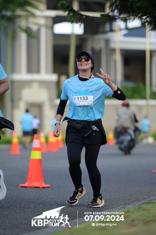 Race photo from KBP City Run 2024