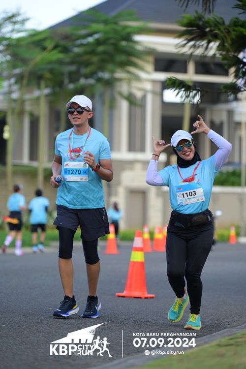 Race photo from KBP City Run 2024