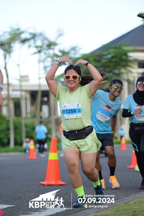 Race photo from KBP City Run 2024