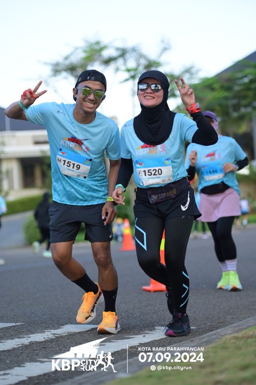 Race photo from KBP City Run 2024