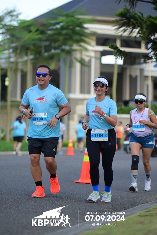 Race photo from KBP City Run 2024