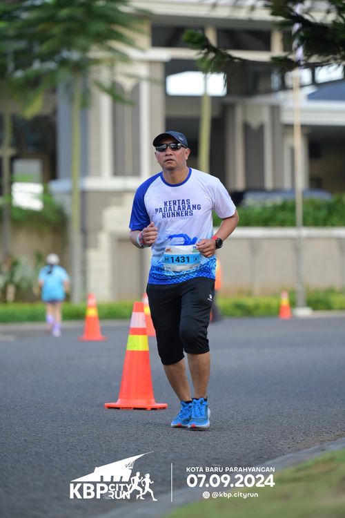 Race photo from KBP City Run 2024