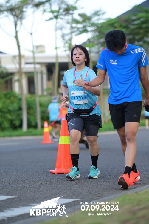 Race photo from KBP City Run 2024
