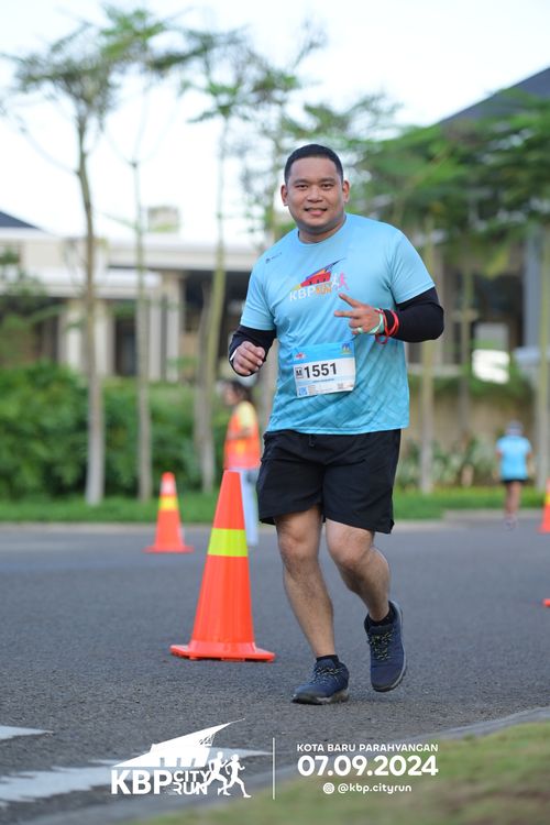 Race photo from KBP City Run 2024