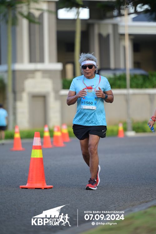 Race photo from KBP City Run 2024