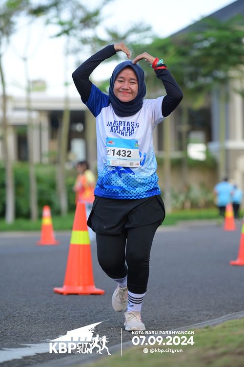 Race photo from KBP City Run 2024