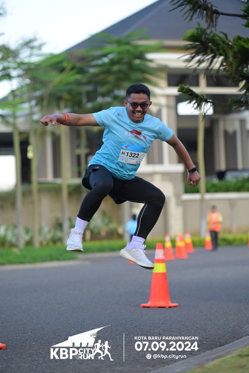 Race photo from KBP City Run 2024