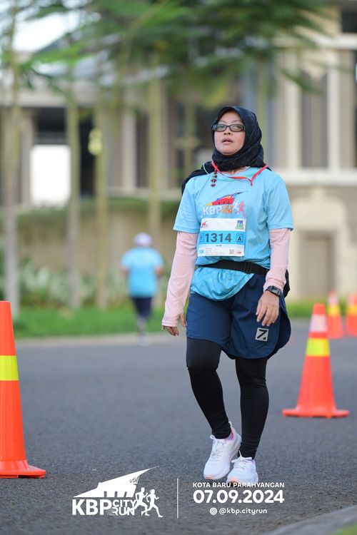 Race photo from KBP City Run 2024