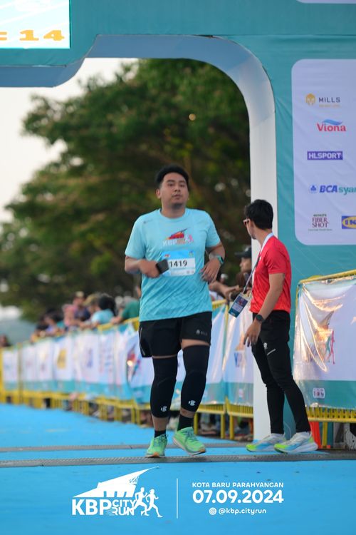 Race photo from KBP City Run 2024