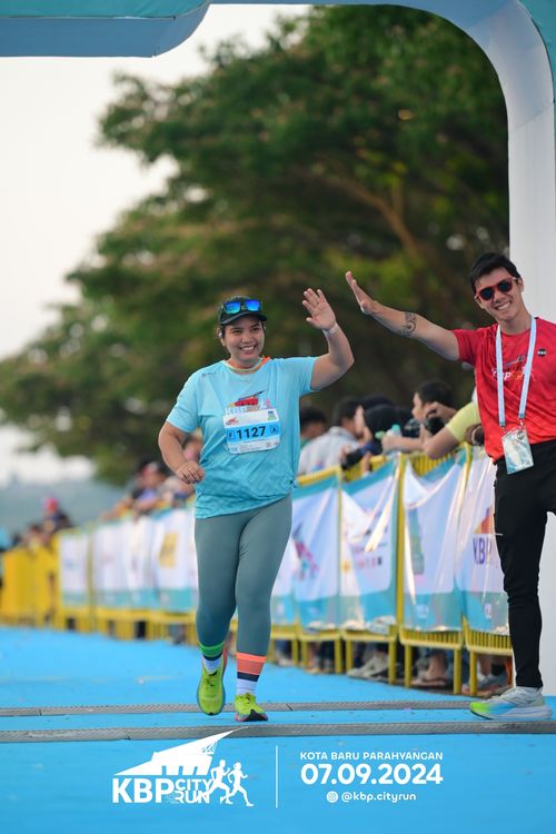 Race photo from KBP City Run 2024