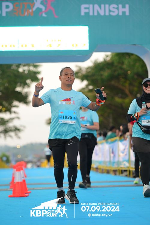Race photo from KBP City Run 2024