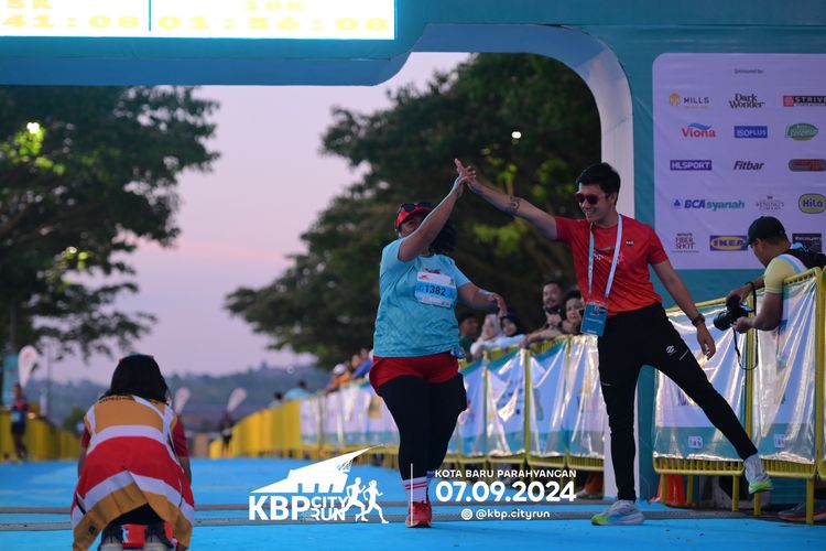 Race photo from KBP City Run 2024
