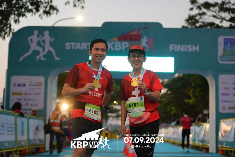 Race photo from KBP City Run 2024