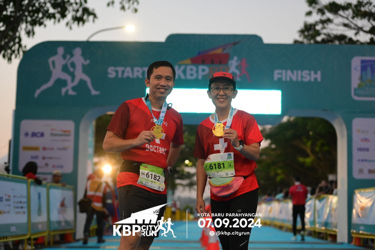 Race photo from KBP City Run 2024