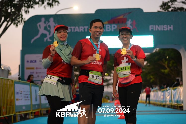 Race photo from KBP City Run 2024