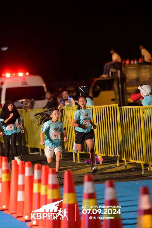 Race photo from KBP City Run 2024