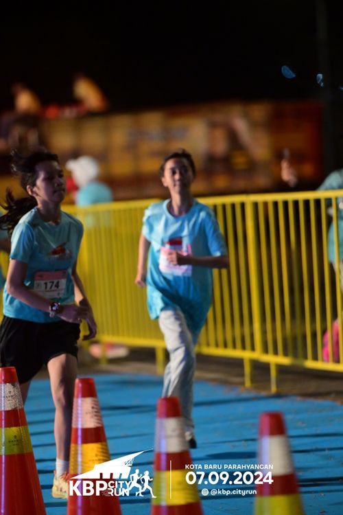 Race photo from KBP City Run 2024